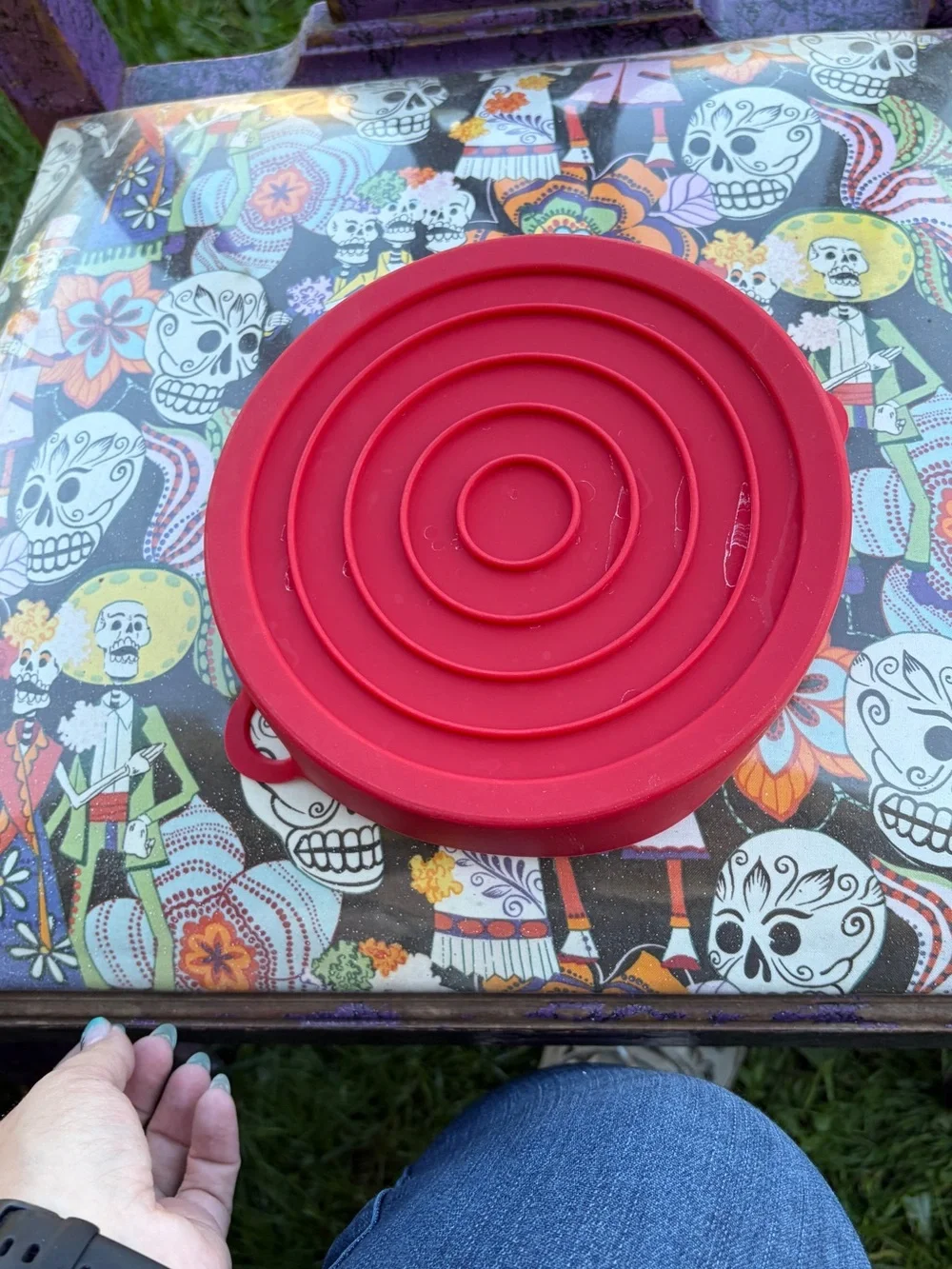 Red Silicone Air Fryer Liner